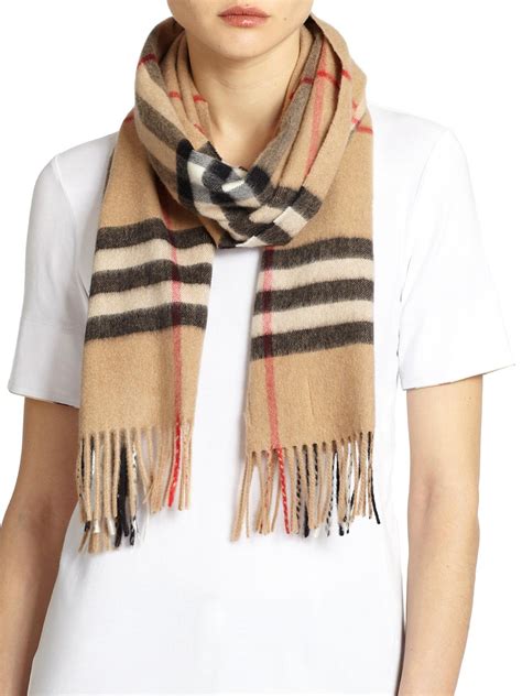 burberry scarf wool cashmere|Burberry reversible check cashmere scarf.